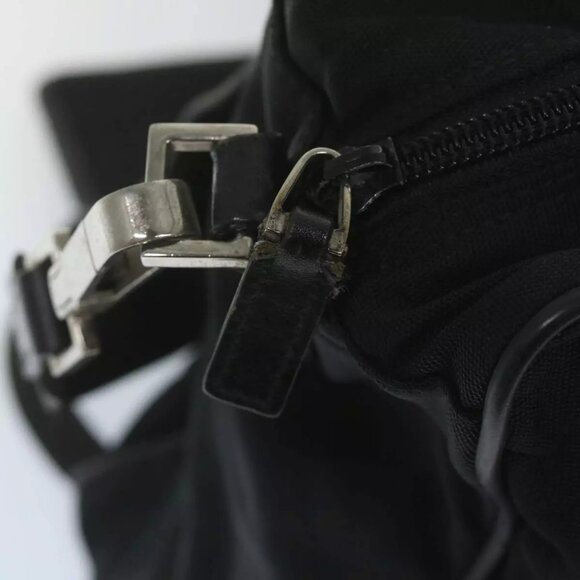 GUCCI Shoulder Bag Nylon Black Auth - Picture 12 of 15